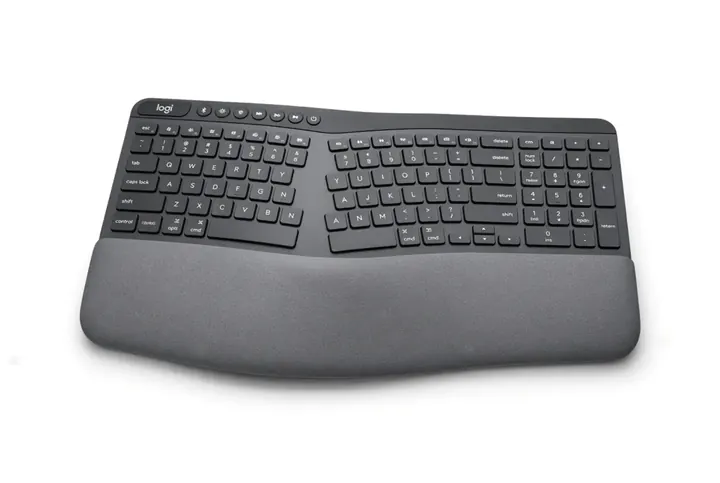 Logitech ERGO K860 split ergonomic wireless keyboard with wrist rest