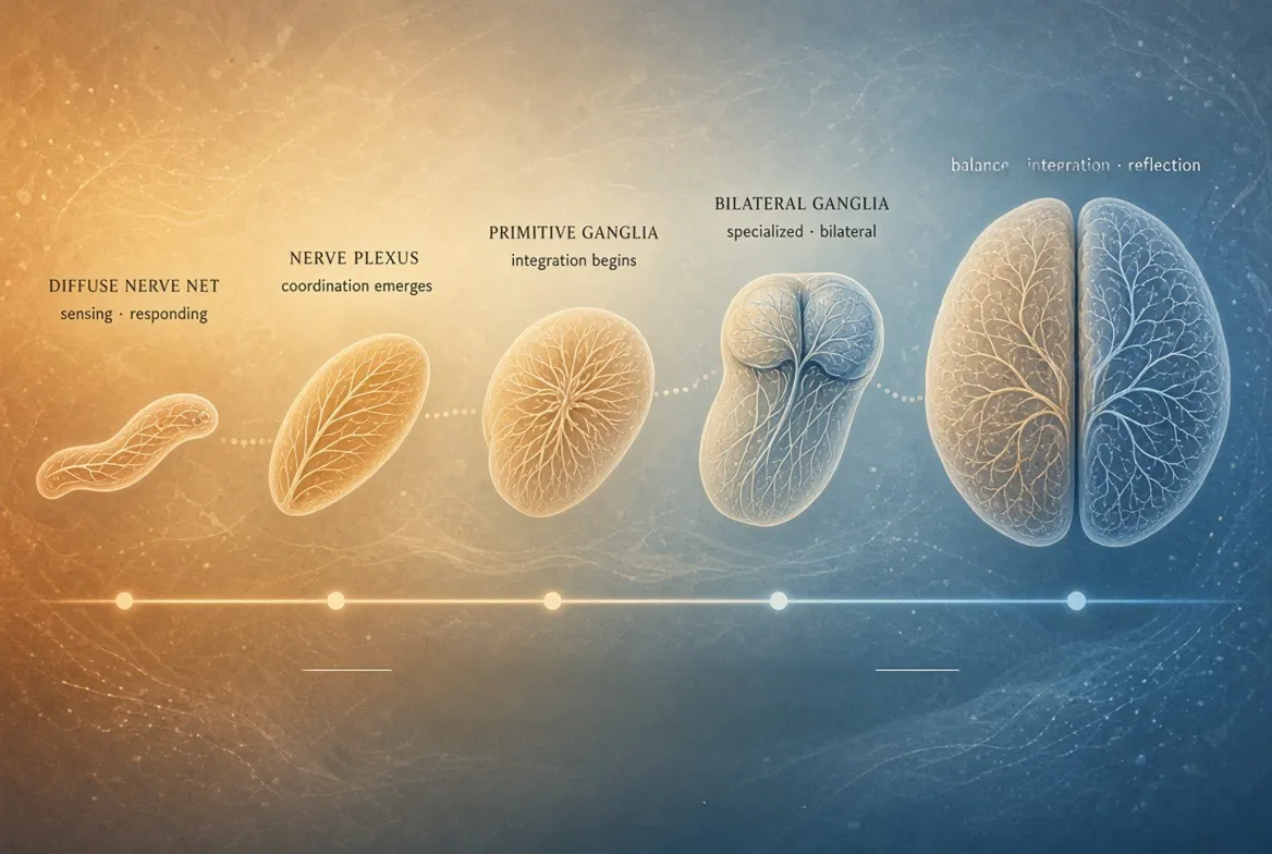 The brain as two ancient nervous systems joined through evolution