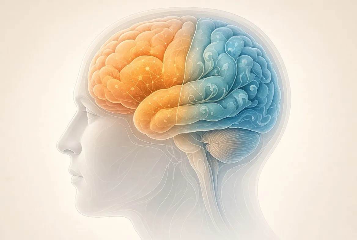 A new Stanford study suggests the human brain may be two separate organs